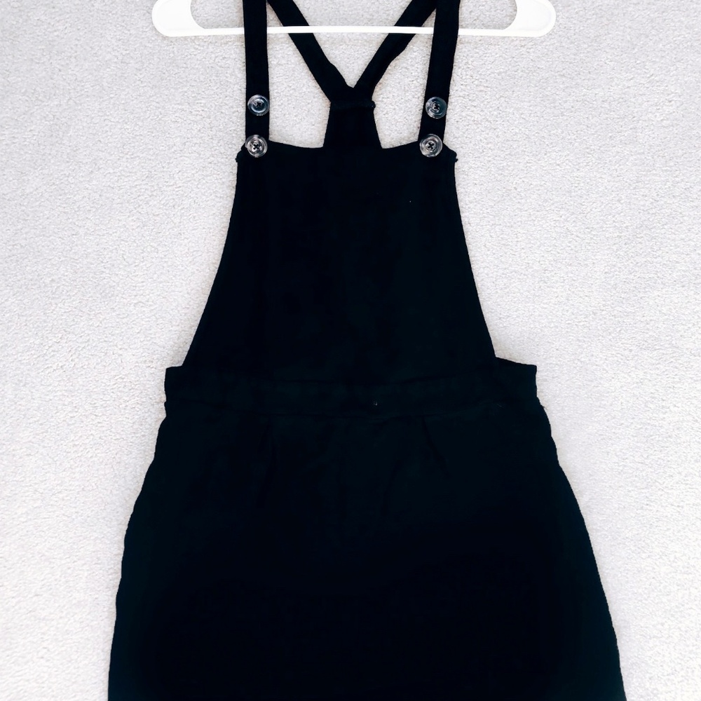 Black Overall Dress